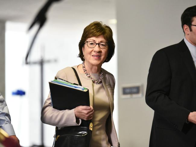 Main senator Susan Collins has held onto her Senate seat. Picture: AFP./