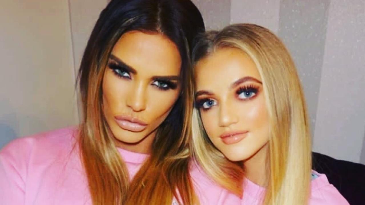 Katie Price's 13-year-old daughter looks just like her. Picture: Instagram.