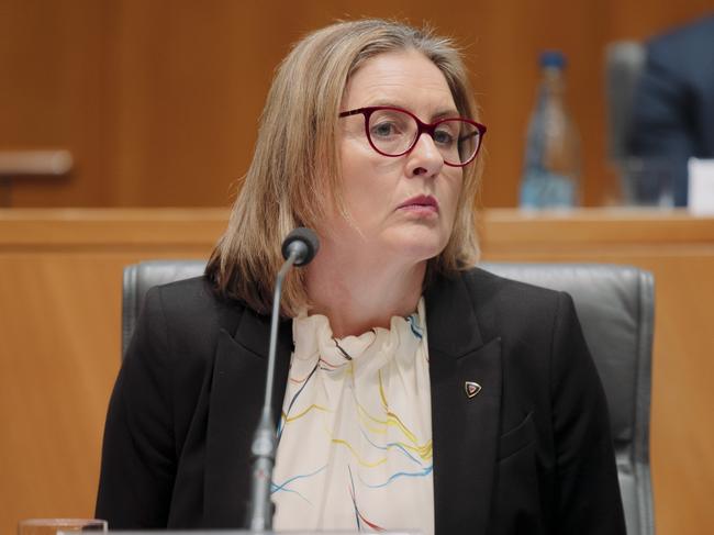 Premier Jacinta Allan led calls for her resignation. Picture: David Beach