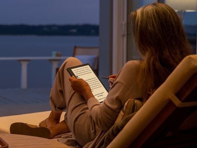 Amazon makes a play in the reading and writing market with the Kindle Scribe. Picture: Supplied