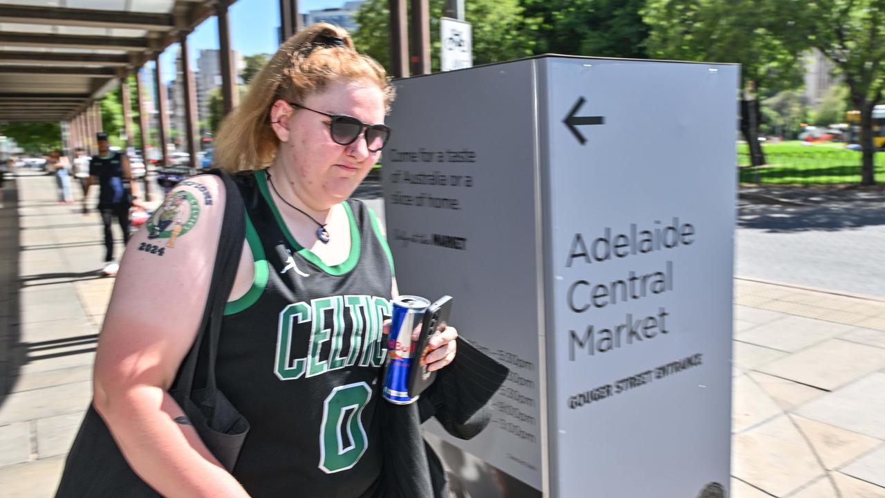 Dana Whittaker leaves the District Court where she is charged with indecently assaulting a child. Picture: Newswire / Brenton Edwards