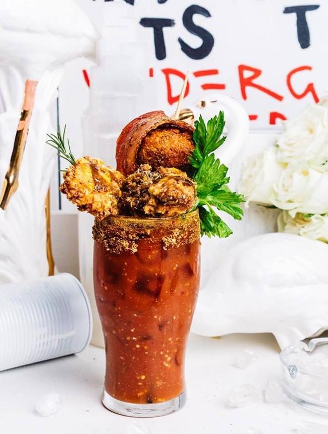 Foxxy Dolphin’s supercharged bloody Marys might be the ultimate hangover cure. Picture: Facebook