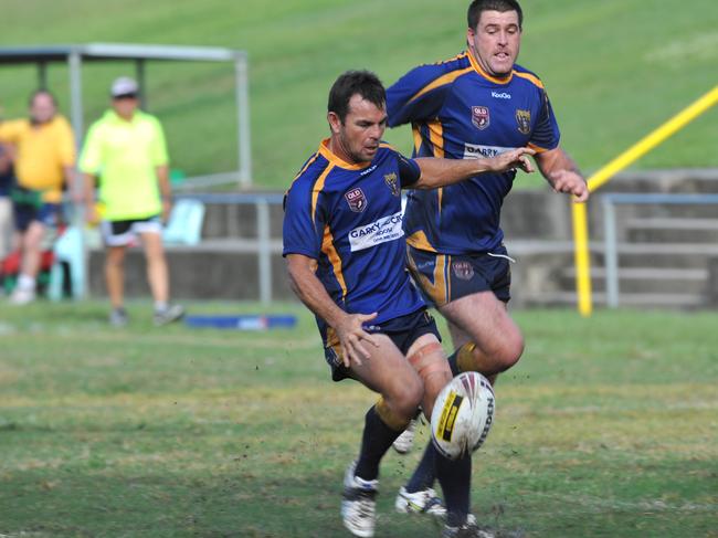 Noosa's Noel Goldthorpe, the little general in action for the Pirates. Photo: Iain Curry