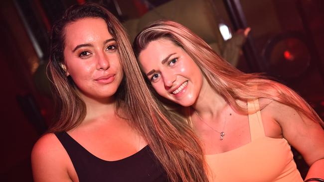Brooke Cameron and Kirsty Kelly at Shooters Nightclub.
