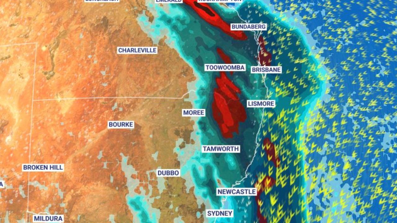 Brisbane Sydney Weather Forecast For Major Rain Event For East Coast Planet Concerns