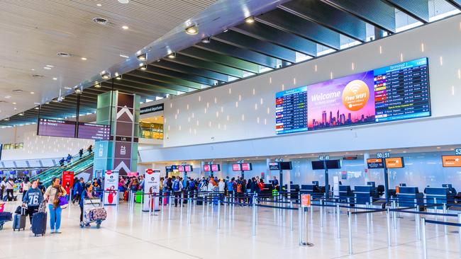 Perth, AUSTRALIA - September 3, 2017: Perth airport of western Australia