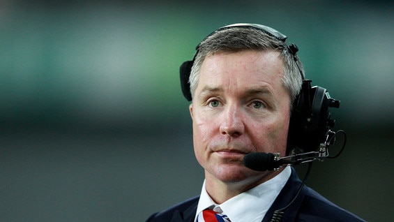 Paul Green often wore the headset to relay key messages for the Roosters.