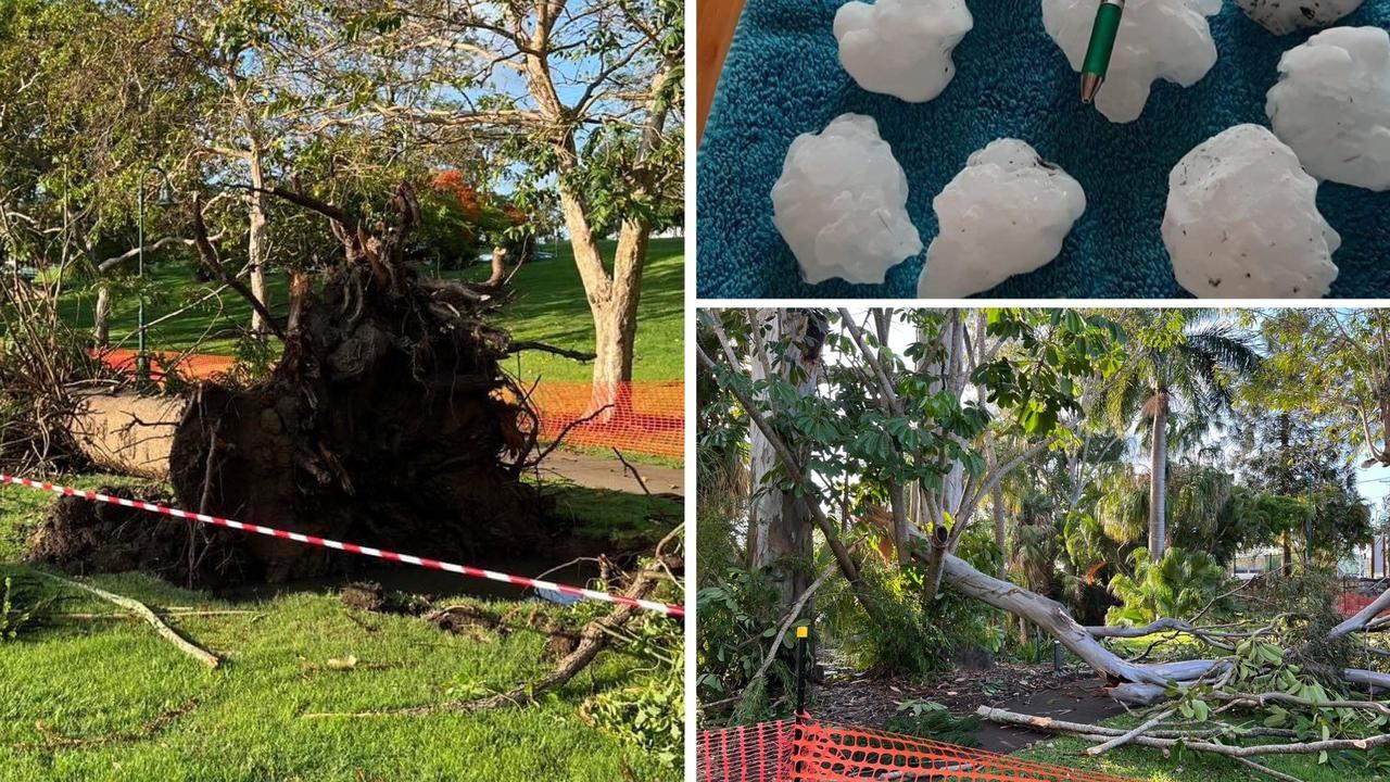 The aftermath of the wild storm that hit Maryborough and Hervey Bay on December 4, 2023.