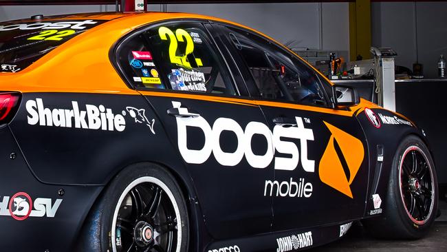 James Courtney and Jack Perkins’ No. 22 Mobil 1 HSV Racing Holden Commodore will wear a revised Boost Mobile livery at the Bathurst 1000.