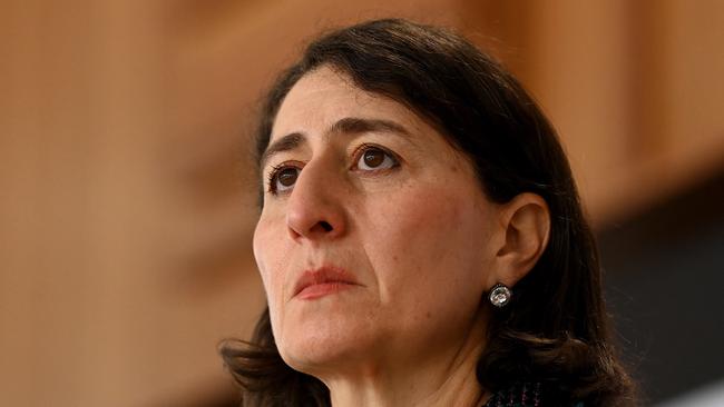 NSW Premier Gladys Berejiklian in Sydney on Thursday. Picture: Bianca De Marchi