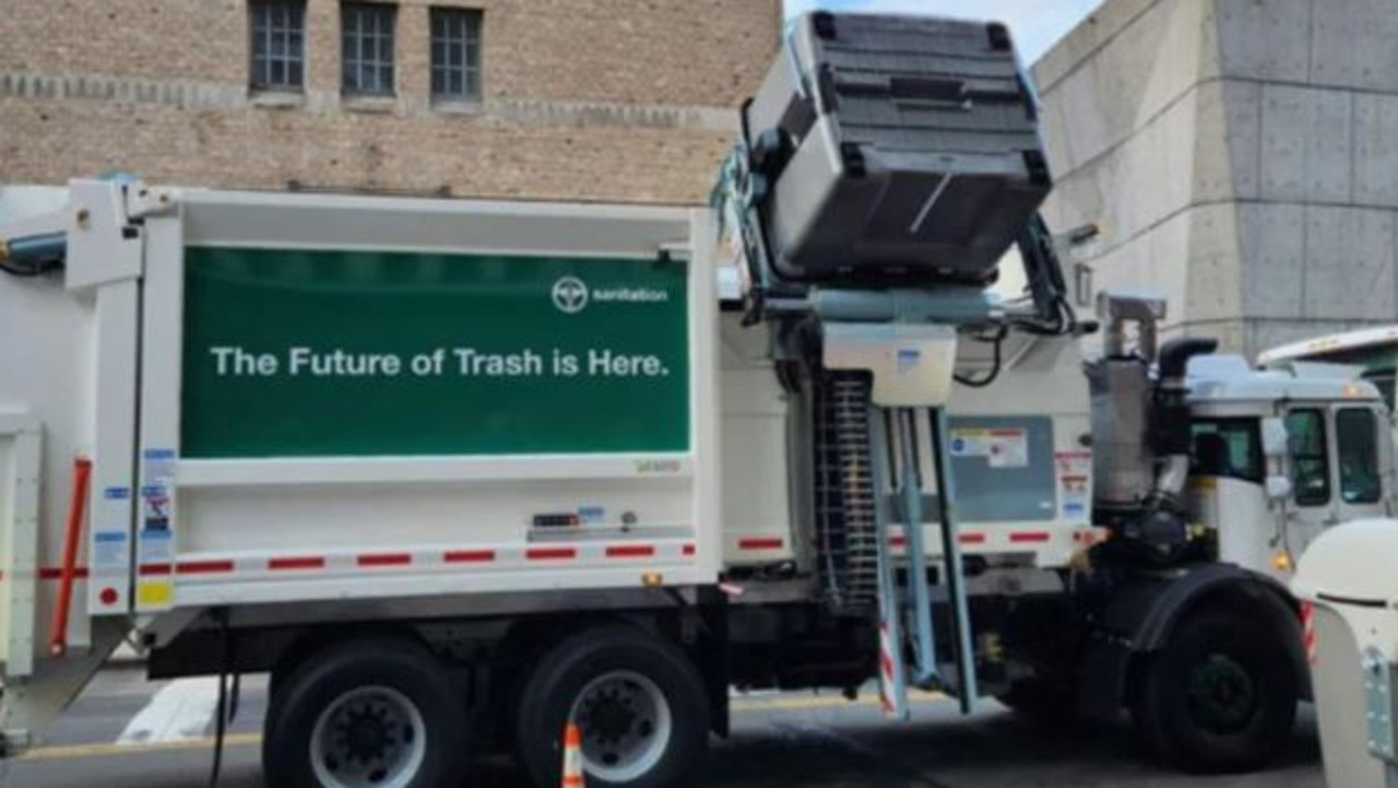 A ‘new’ garbage collection truck in action. Picture: New York Department of Sanitation.