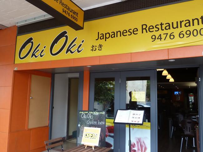 Oki Oki, a Japanese restaurant in Hornsby, was fined for breaching food safety rules.