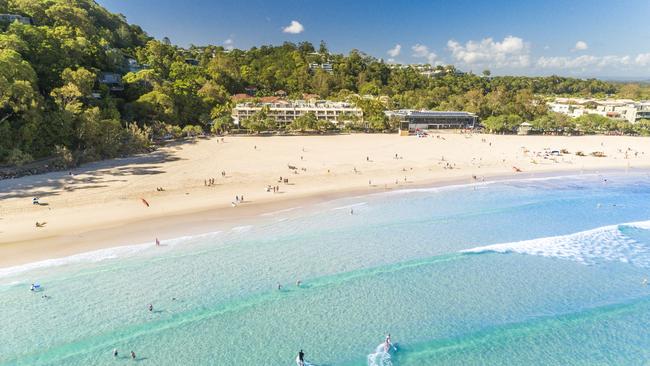 Noosa on the Sunshine Coast has been hot property for cashed-up interstate buyers and expats, pushing values up 32.3 per cent for houses across the region