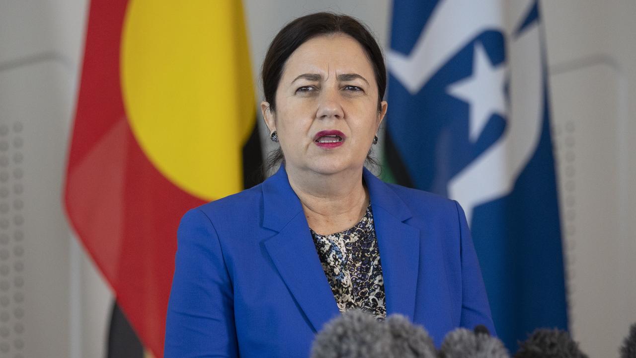 Queensland Premier Annastacia Palaszczuk wants to know if the Commonwealth is interested in a plan to quarantine international arrivals in Toowoomba. NCA NewsWire / Sarah Marshall