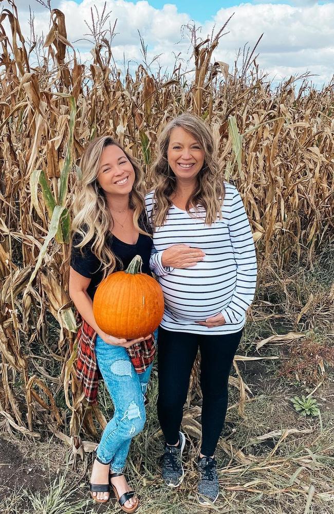 Breanna said her mother is a pure example of ‘you would do anything for your kids’. Picture: Instagram/ivf.surrogacy.diary