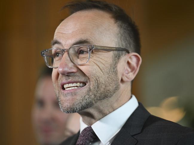 Greens leader Adam Bandt has madea public plea for the Labor Party to share power with him. Picture: NewsWire/Martin Ollman