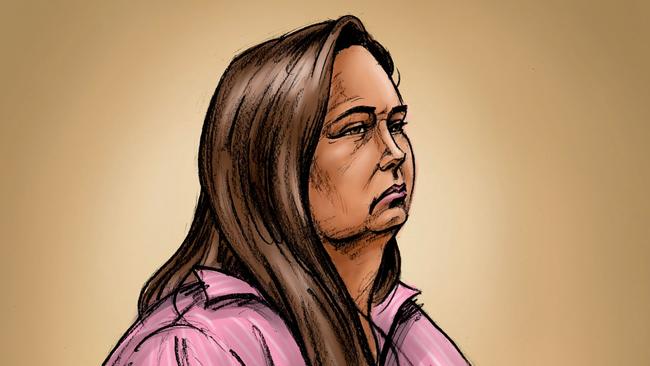 Erin Patterson is standing trial for murder. Artist: Paul Tyquin