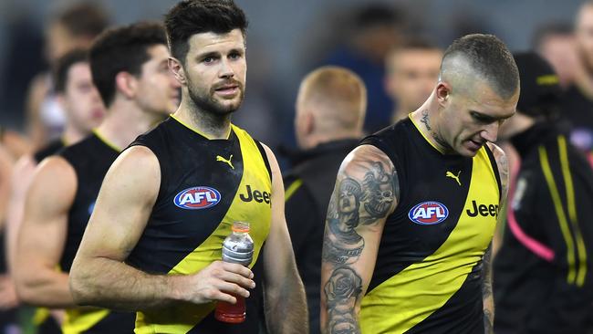 Trent Cotchin will miss the clash against Adelaide with a hamstring problem.