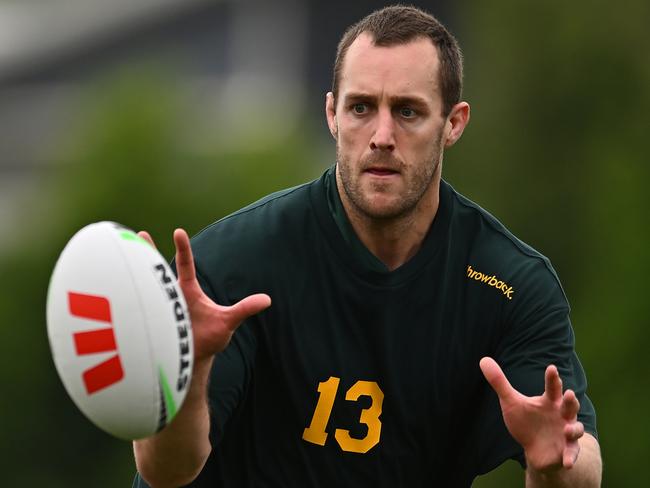 Isaah Yeo will fire up with th Kangaroos for the Rugby League Pacific Championship. Picture: Albert Perez/Getty Images