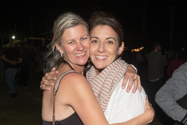 Christine McLennan and Michelle Buckeridge at Legends on the Lawn at Harrup Park Country Club.Picture: Michaela Harlow