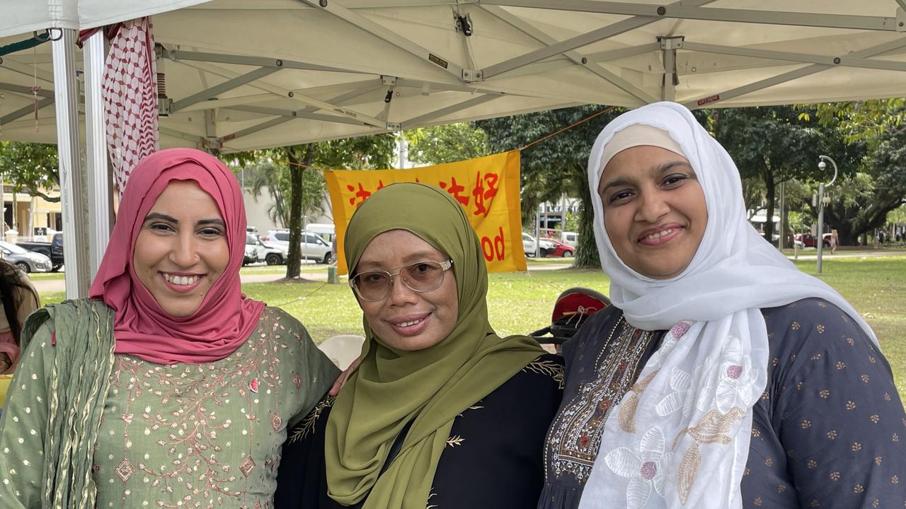 Madiha Janil, Mia Guy and Khradija Bakurally attended the CARMA Multicultural Festival at Fogarty Park on Saturday, September 7. Photo: Catherine Duffy