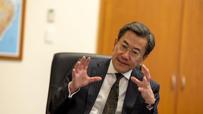 Former Japanese ambassador to Australia Shingo Yamagami. Picture: NewsWire / Gary Ramage