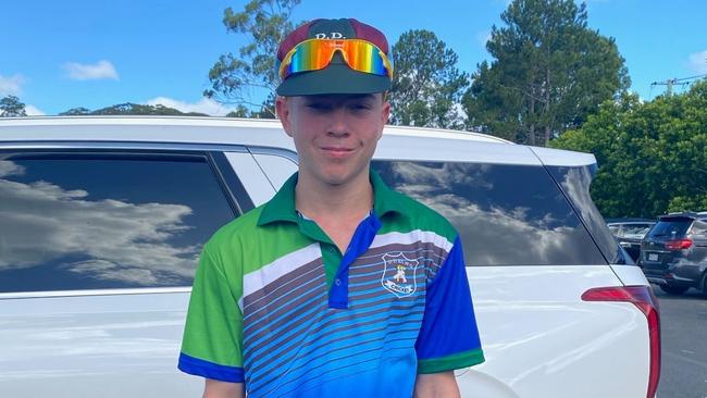 Darling Downs young cricket star Axel Kuskopf