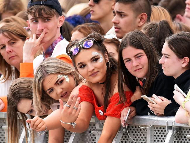 Music fans gather at the One Love Manchester benefit concert for the families of the victims of the May 22, Manchester terror attack, at Emirates Old Trafford in Greater Manchester on June 4, 2017. Picture: Dave Hogan for One Love Manchester