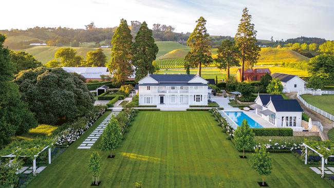 Lauded landscape designer Paul Bangay welcomes opportunities of all sizes. The Rill Garden in Havelock, on New Zealand’s South Island Island is surrounded by lush green countryside. Photo: Simon Griffiths