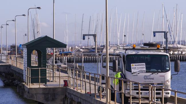 Middle Brighton Pier is a local landmark and popular with boaties and visitors. Picture by Wayne Taylor