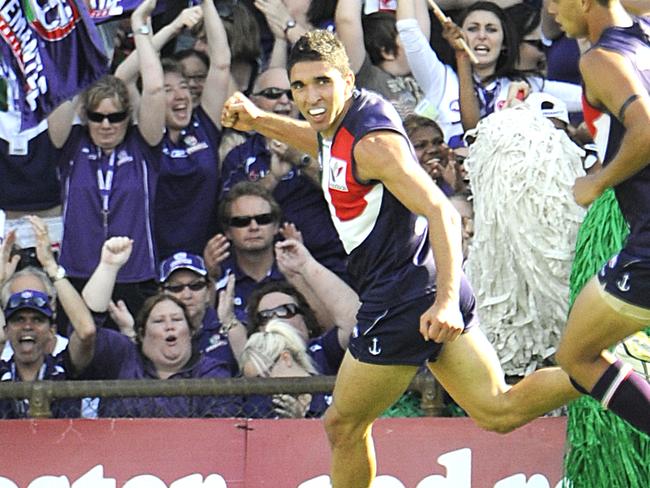 The sad tale of Docker Anthony Morabito outlines the injury risk that goes with a single top pick. Picture: JACKSON FLINDELL