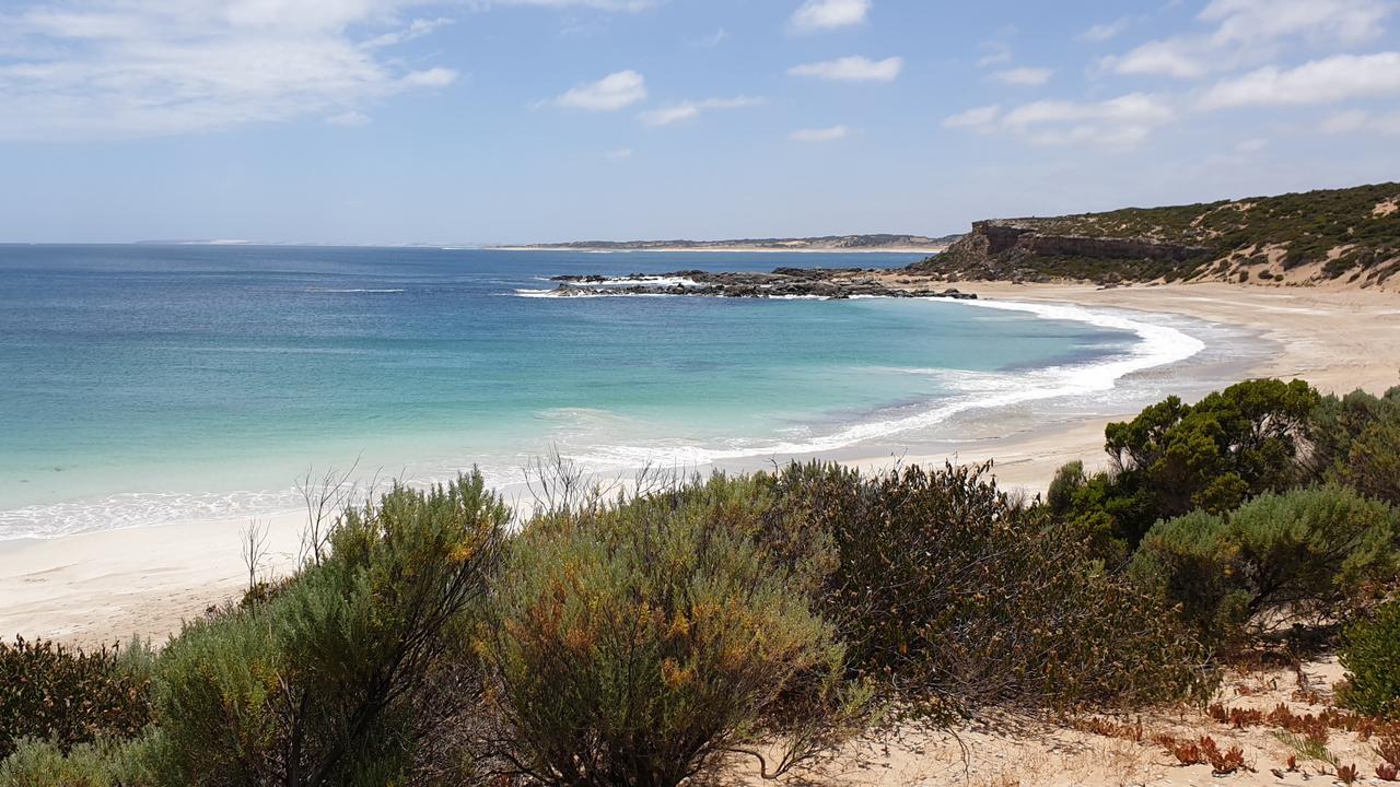 Shell Beach at Innes National Park, on Yorke Peninsula. Picture: Colin James