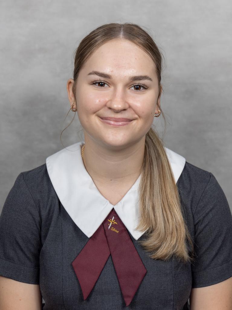 SOUTHERN CROSS CATHOLIC COLLEGE student Georgia Sullivan.