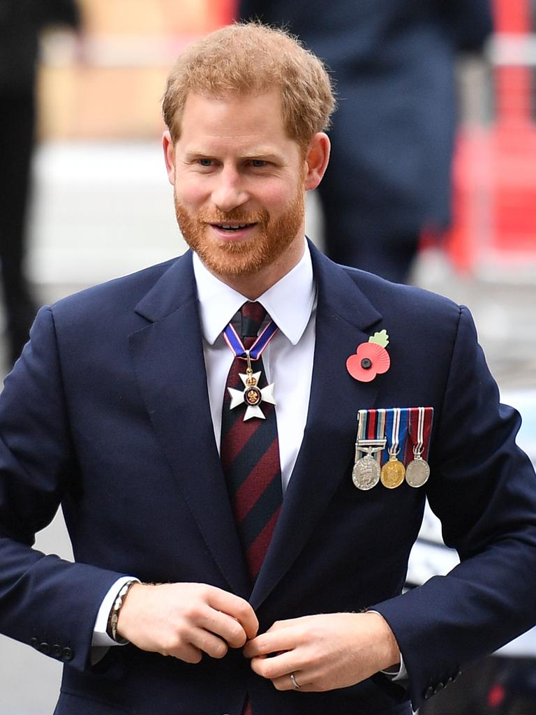 At a 2019 Anzac Day service. Picture: AFP