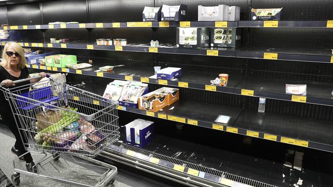 Aldi in North Strathfield on Wednesday. Picture: Dylan Robinson