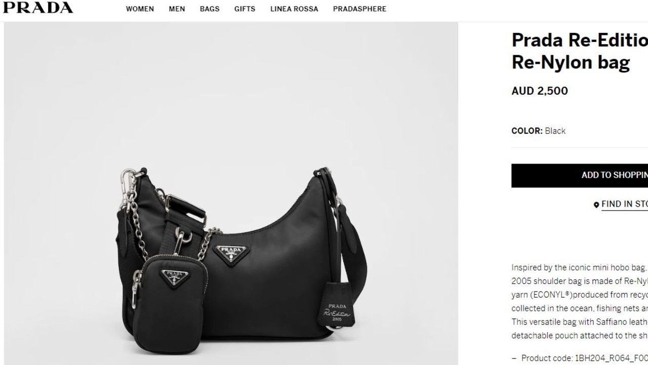 Boohoo is selling a lookalike of Prada's cult cross body bag