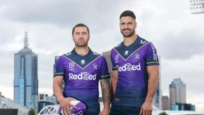 Kenny and Jesse Bromwich have played their entire NRL careers together. Picture: Brendan Beckett