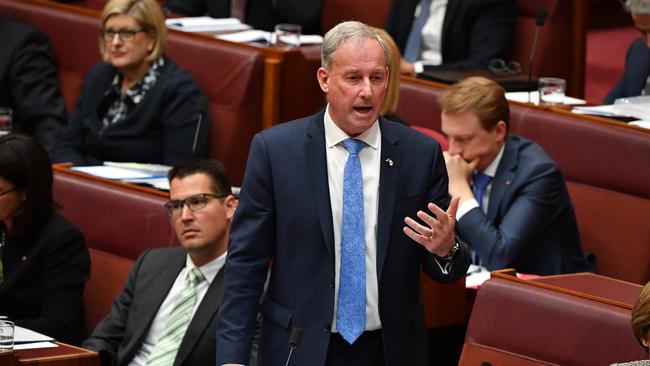 Minister Aged Care Richard Colbeck said significant progress has been made on the recommendations made during the federal inquiry into Earle Haven. (AAP Image/Mick Tsikas)