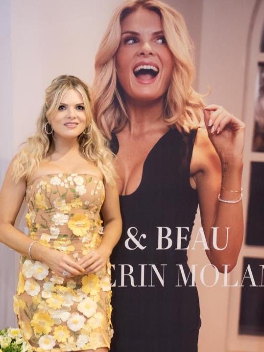 Molan at the launch of her Honey and Beau collection. Picture: Instagram