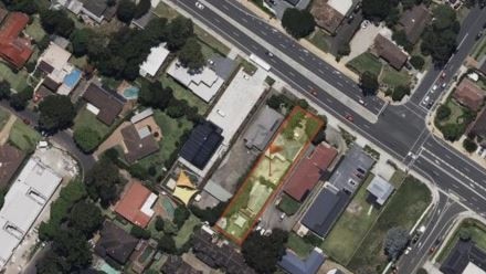 An aerial view of the childcare centre. Picture: Hills Shire Council