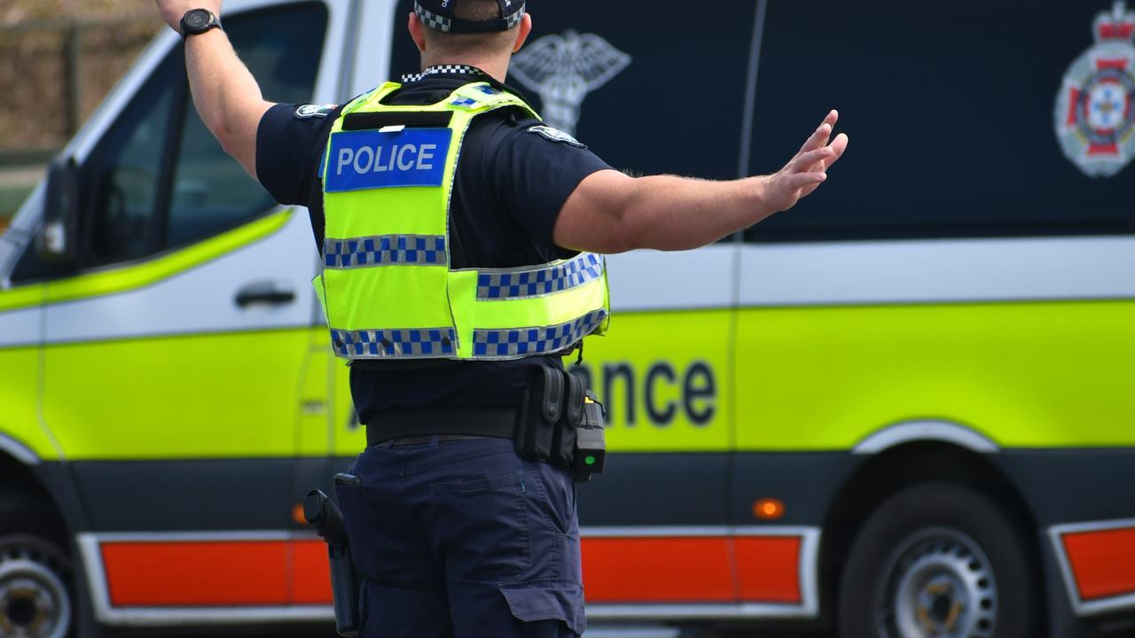 Three people, including two children, have been hospitalised after a two car crash in the South Burnett early this morning. Picture: Cameron Bates