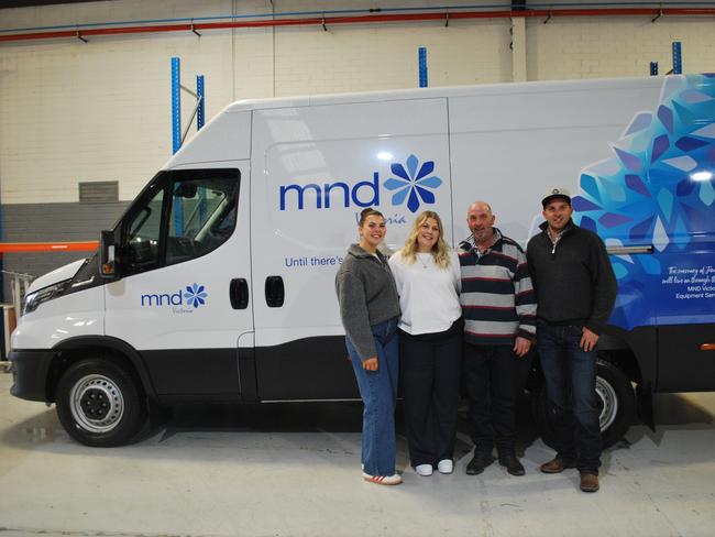 The Broughton family were amazed by the generosity of the community after they raised $120k in one night to treat MND.