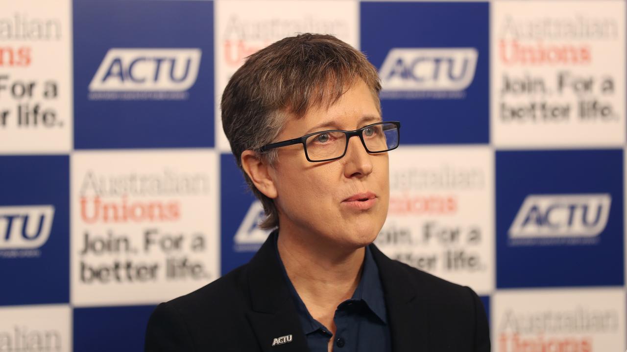 ACTU secretary Sally McManus said Scott Morrison had failed to support pay rises for workers. Picture: AAP Image/David Crosling