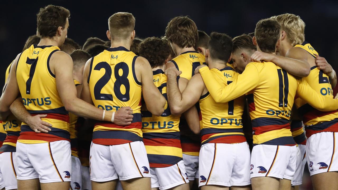 The Crows put in a stinker against the Bombers. Picture: AFL Photos/Getty Images