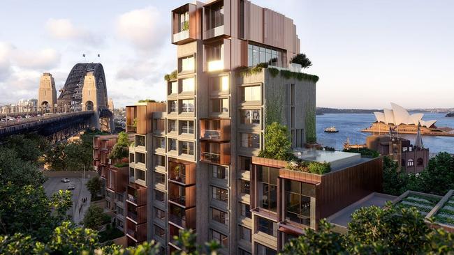 Only 14 apartments remain for sale in the 76-unit Sirius project at The Rocks.