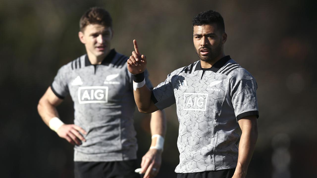Richie Mo’unga will start at fly-half with Beauden Barrett shifted to fullback.
