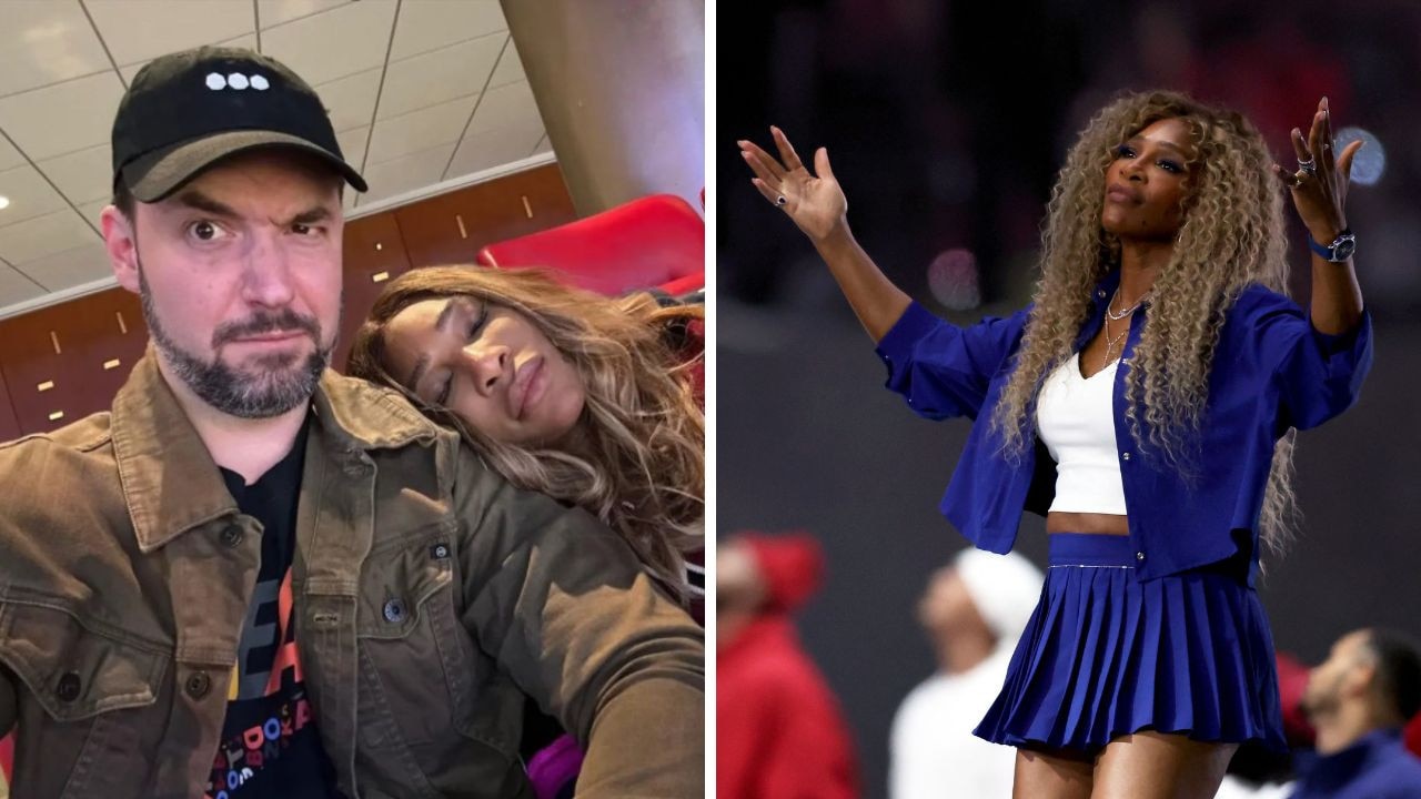 Serena’s husband reacts to Super Bowl dance