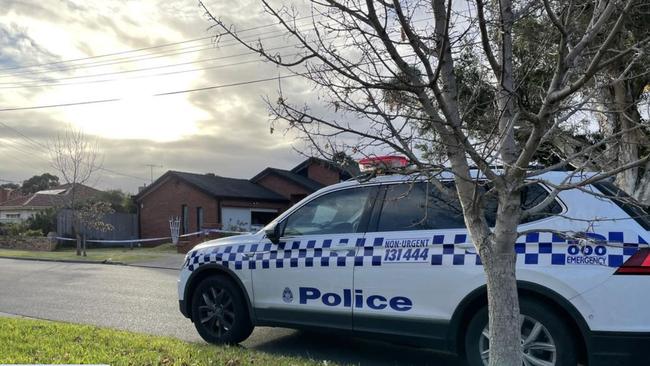 Police at the Milton South house where George Waipouri fatally assaulted housemate Terrance Richard.