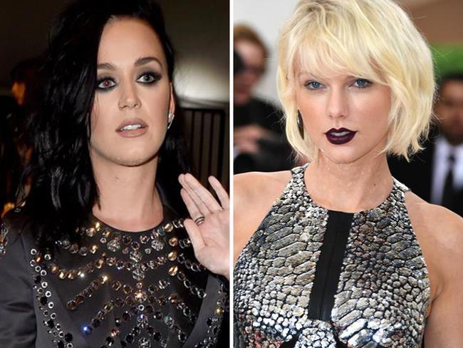 Katy Perry vs. Taylor Swift. Picture: Supplied