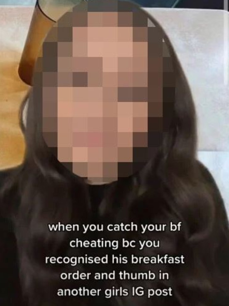 Recently another woman shared how she discovered her boyfriend was cheating... Picture: TikTok